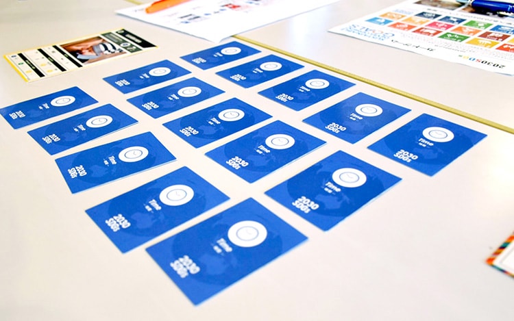 画像:2030SDGs ゲーム形式のSDGs研修会を開催しました