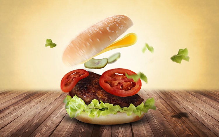 画像：ハンバーガーメニューについて考えてみよう！
